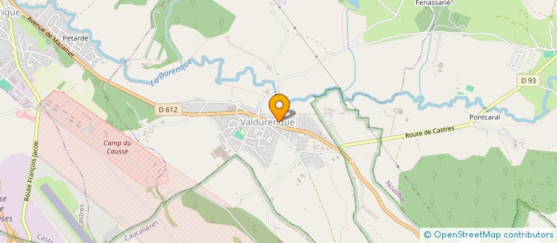 localisation de l'entreprise MADAME MYRIAM JACOB  VALDURENQUE