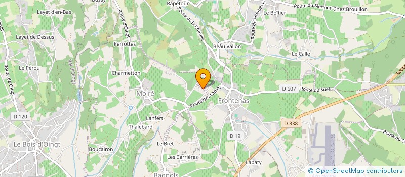 localisation de l'entreprise MADAME MYRIAM JACQUIN  LACENAS