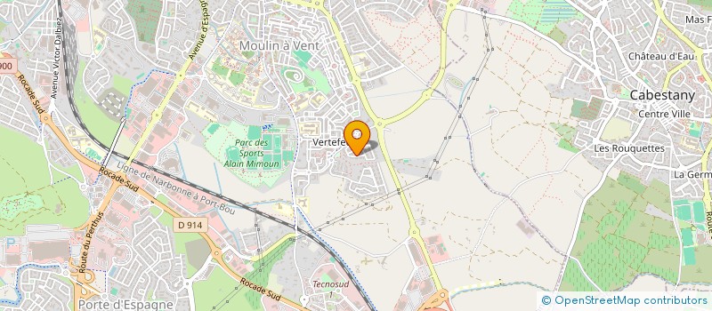 localisation de l'entreprise MADAME MYRIAM JALAL  PERPIGNAN