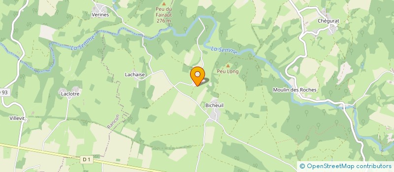 localisation de l'entreprise MADAME MYRIAM JALINAT  CHATEAUPONSAC