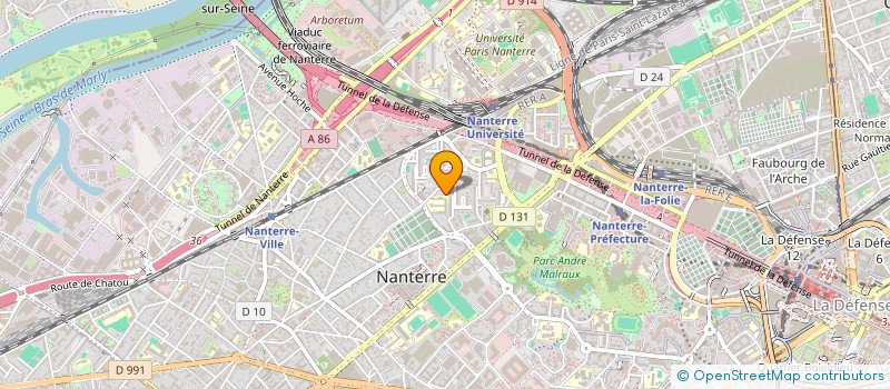 localisation de l'entreprise MADAME MYRIAM JAMILI à NANTERRE