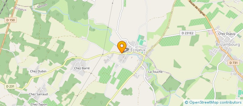 localisation de l'entreprise MADAME MYRIAM JEANJEAN  ECOYEUX