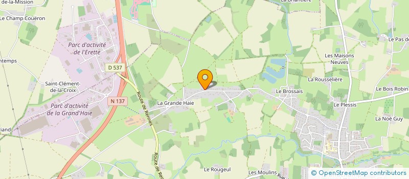 localisation de l'entreprise MADAME MYRIAM JEGOUSSE  GRANDCHAMP-DES-FONTAINES