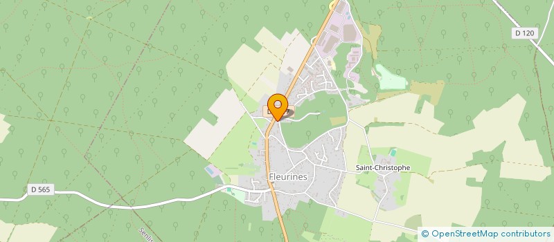 localisation de l'entreprise MADAME MYRIAM JITTEN  FLEURINES