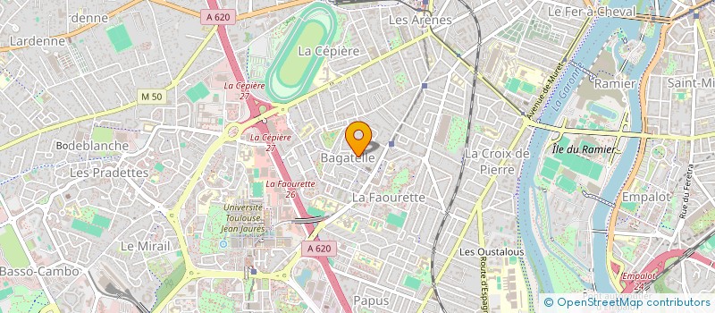 localisation de l'entreprise MADAME MYRIAM JOURET à TOULOUSE
