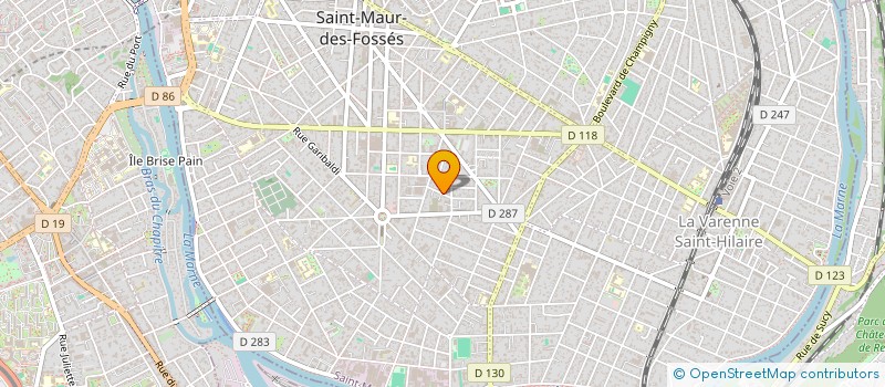 localisation de l'entreprise MADAME MYRIAM JOUT à SAINT-MAUR-DES-FOSSES