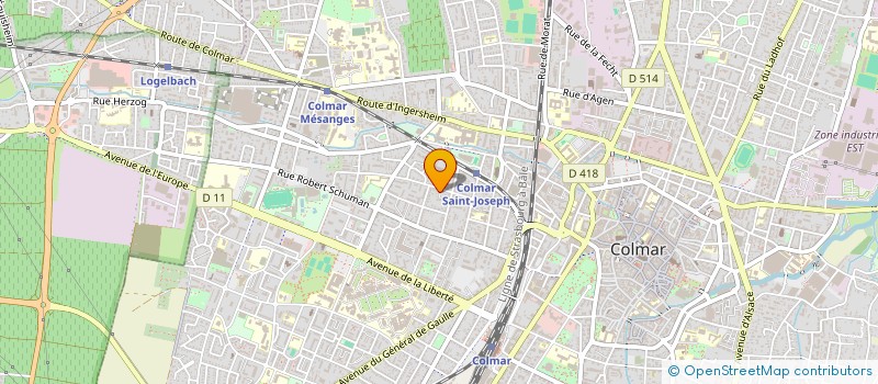 localisation de l'entreprise MADAME MYRIAM KANY  COLMAR