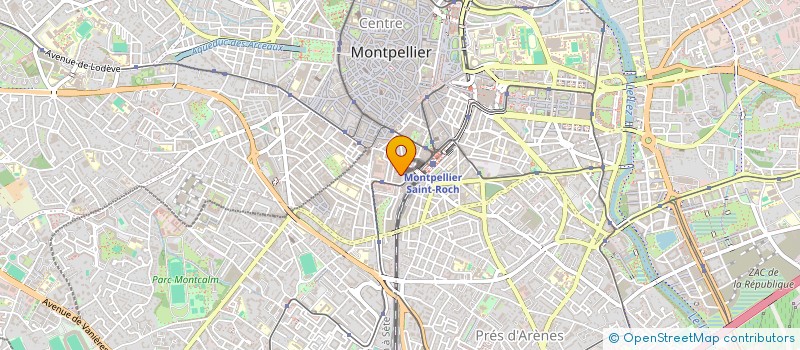 localisation de l'entreprise MADAME MYRIAM KERRAS à MONTPELLIER