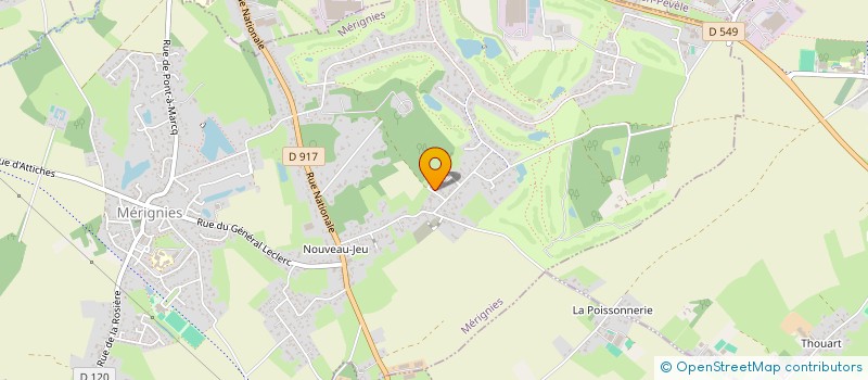 localisation de l'entreprise MADAME MYRIAM KHADIR  MERIGNIES