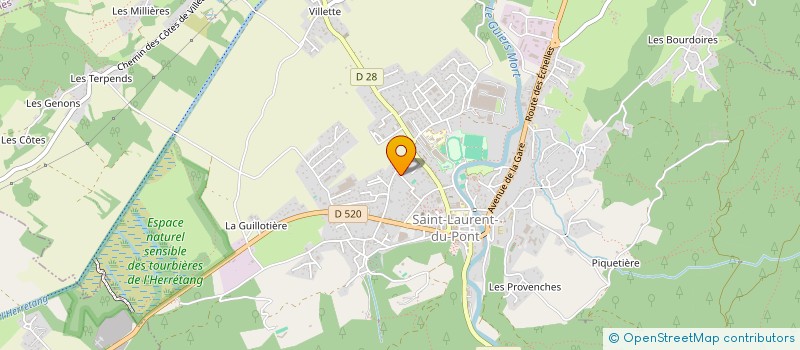 localisation de l'entreprise MADAME MYRIAM KHIRANI  SAINT-LAURENT-DU-PONT