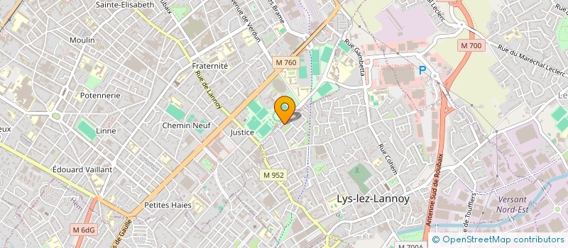 localisation de l'entreprise MADAME MYRIAM KHOUANE  LYS-LEZ-LANNOY