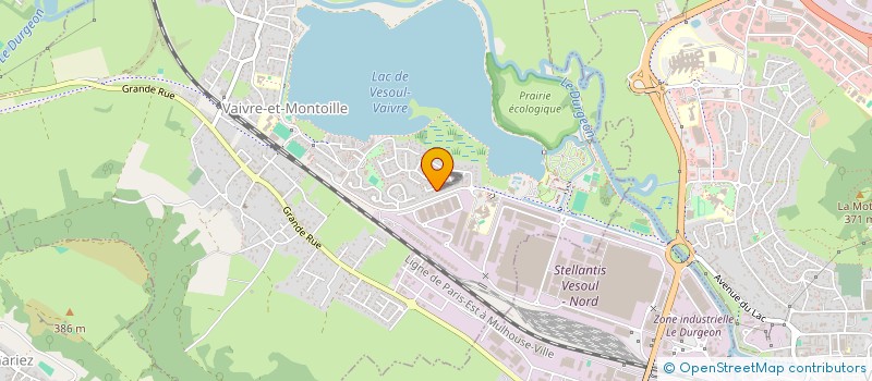 localisation de l'entreprise MADAME MYRIAM KLINGUER  VAIVRE-ET-MONTOILLE