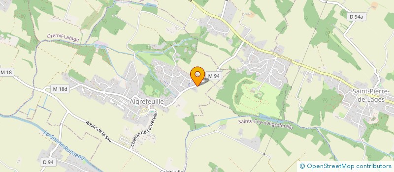 localisation de l'entreprise MADAME MYRIAM KOPACZ  AIGREFEUILLE