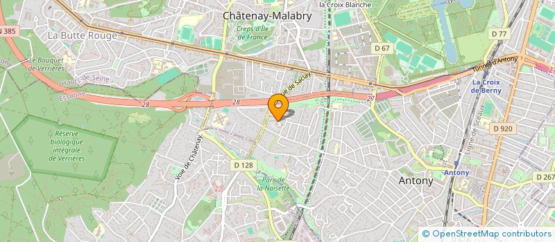 localisation de l'entreprise MADAME MYRIAM KOUT à ANTONY