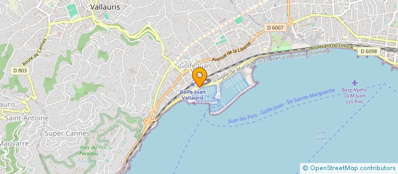 localisation de l'entreprise MADAME MYRIAM KULA  VALLAURIS