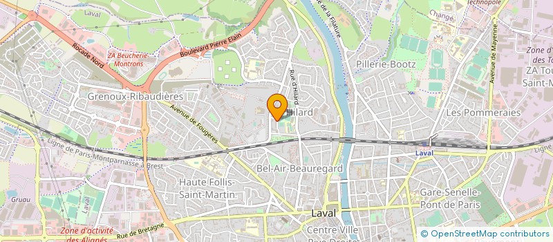 localisation de l'entreprise MADAME MYRIAM L HOCINE à LAVAL