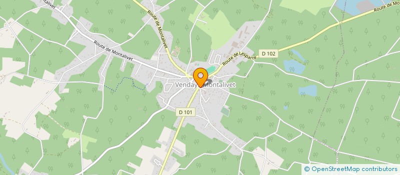 localisation de l'entreprise MADAME MYRIAM LABAT  VENDAYS-MONTALIVET