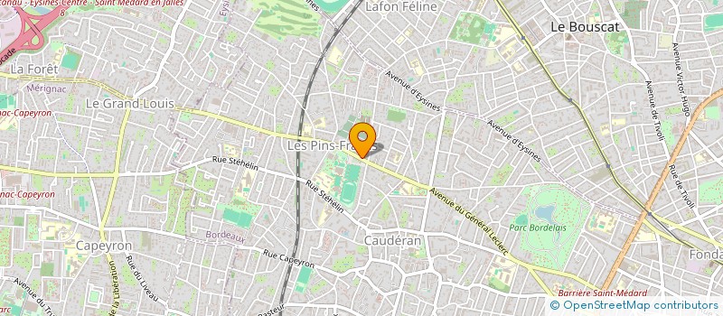 localisation de l'entreprise MADAME MYRIAM LABEAU à BORDEAUX