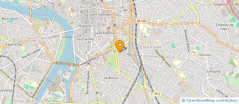 localisation de l'entreprise MADAME MYRIAM LABIAD  TOULOUSE