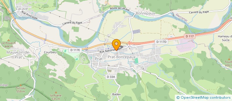 localisation de l'entreprise MADAME MYRIAM LABIDI à PRAT-BONREPAUX