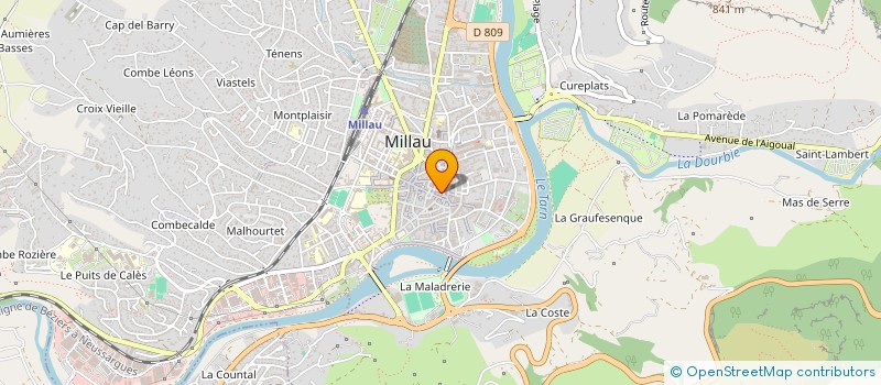localisation de l'entreprise MADAME MYRIAM LABYRE à MILLAU