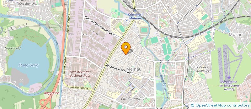 localisation de l'entreprise MADAME MYRIAM LACHAZE à STRASBOURG
