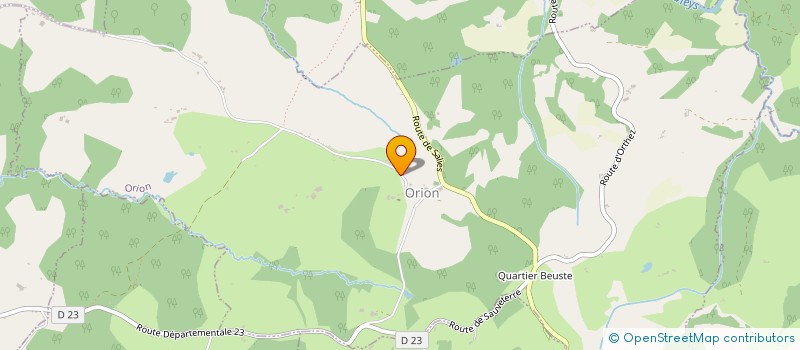 localisation de l'entreprise MADAME MYRIAM LADJ  ORION