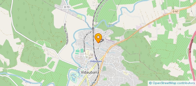 localisation de l'entreprise MADAME MYRIAM LAHIER  VIDAUBAN