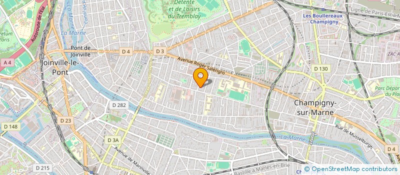 localisation de l'entreprise MADAME MYRIAM LAIDOUDI à CHAMPIGNY-SUR-MARNE
