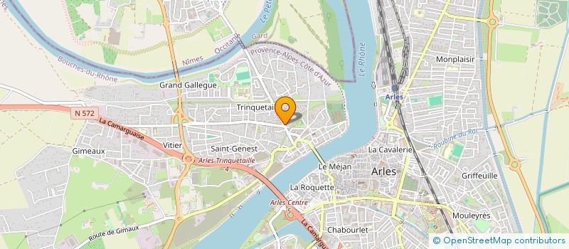 localisation de l'entreprise MADAME MYRIAM LALOUELLE-VEROT  ARLES