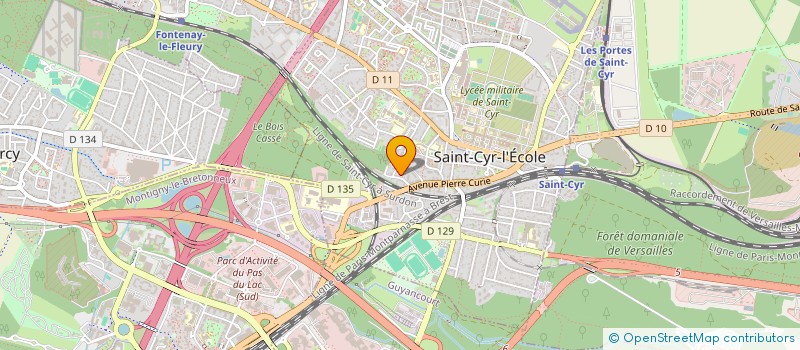 localisation de l'entreprise MADAME MYRIAM LAMANDE à SAINT-CYR-L'ECOLE