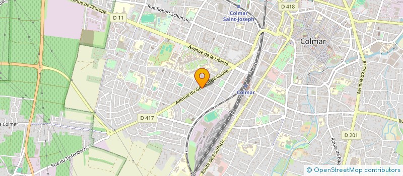 localisation de l'entreprise MADAME MYRIAM LANDWERLIN  COLMAR