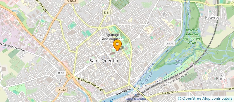 localisation de l'entreprise MADAME MYRIAM LARRIBAU à SAINT-QUENTIN