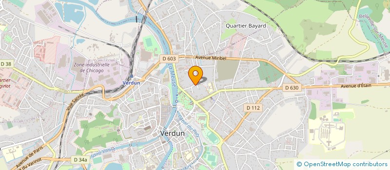 localisation de l'entreprise MADAME MYRIAM LASCOMBES à VERDUN