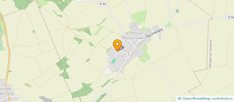 localisation de l'entreprise MADAME MYRIAM LAURENCE  LE PLESSIER-ROZAINVILLERS