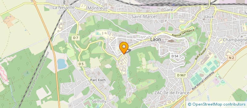 localisation de l'entreprise MADAME MYRIAM LAURENT à LAON