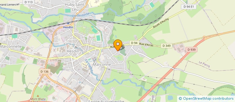 localisation de l'entreprise MADAME MYRIAM LAVOINE  MARCONNE