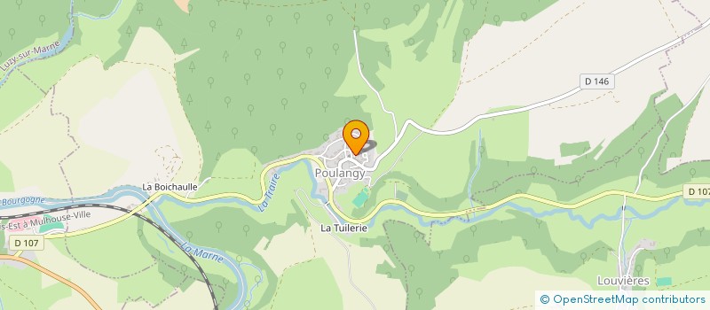 localisation de l'entreprise MADAME MYRIAM LAYES à POULANGY