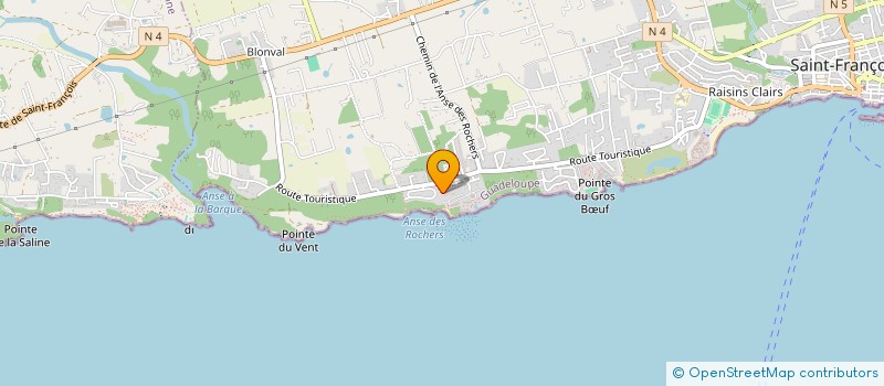 localisation de l'entreprise MADAME MYRIAM LE CURIEUX  SAINT-FRANCOIS