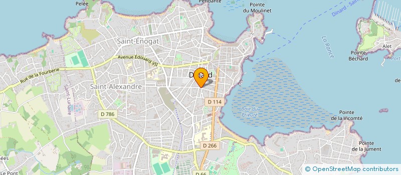 localisation de l'entreprise MADAME MYRIAM LE GALLO  DINARD