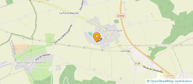 localisation de l'entreprise MADAME MYRIAM LE MEUR  LA CERLANGUE