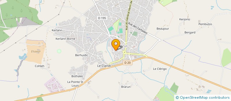 localisation de l'entreprise MADAME MYRIAM LE ROUX à SURZUR