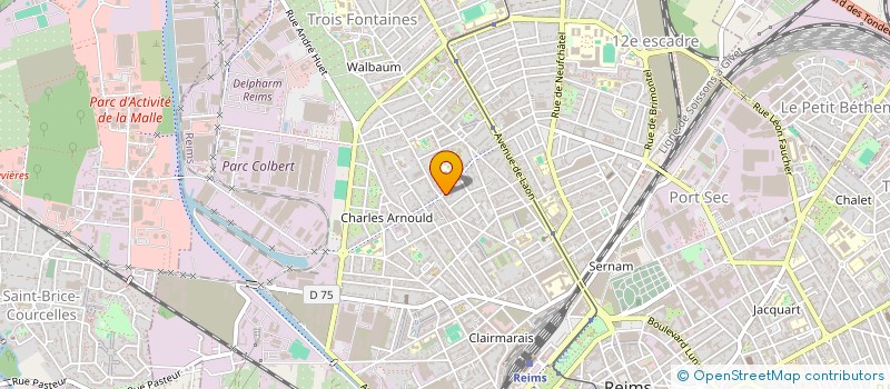 localisation de l'entreprise MADAME MYRIAM LECOEUVRE à REIMS