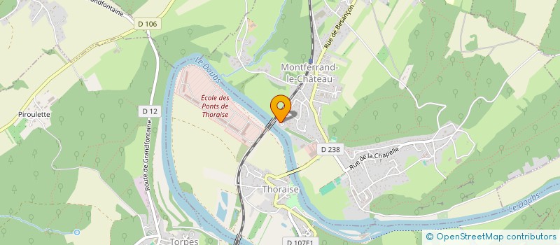 localisation de l'entreprise MADAME MYRIAM LECOINTE  MONTFERRAND-LE-CHATEAU