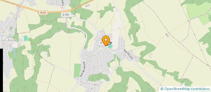 localisation de l'entreprise MADAME MYRIAM LECOUTRE  ACY