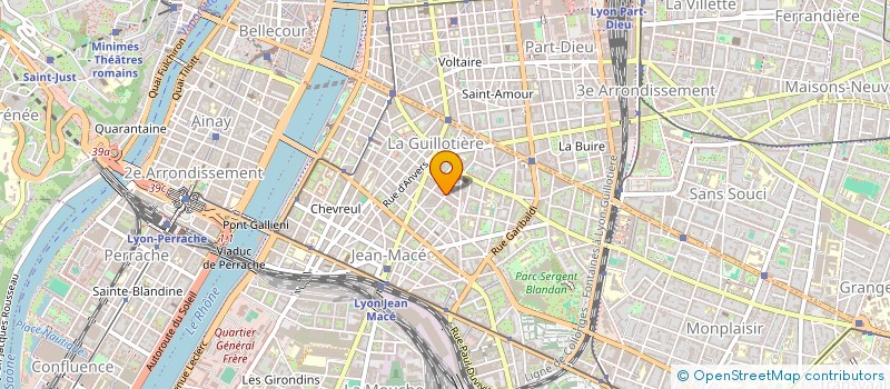localisation de l'entreprise MADAME MYRIAM LEFEBVRE à LYON