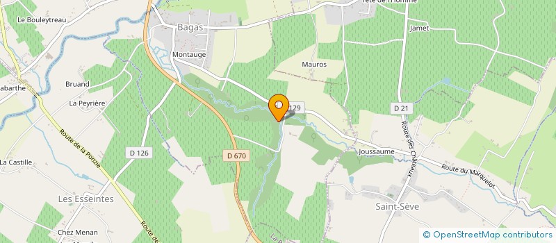 localisation de l'entreprise MADAME MYRIAM LEJAS  BAGAS