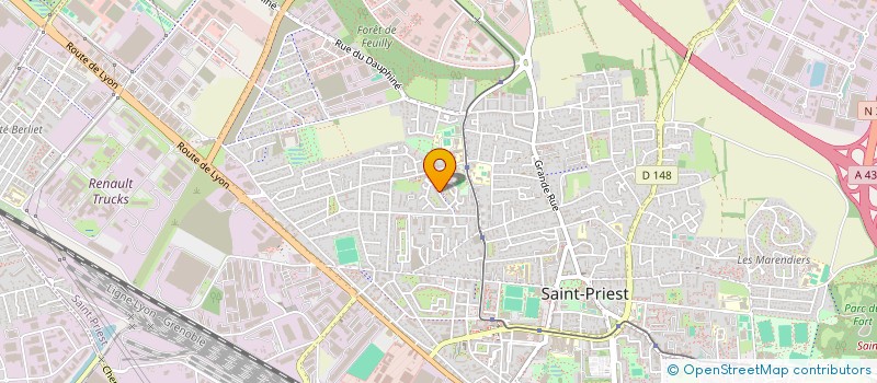 localisation de l'entreprise MADAME MYRIAM LEMAREDJ  SAINT-PRIEST