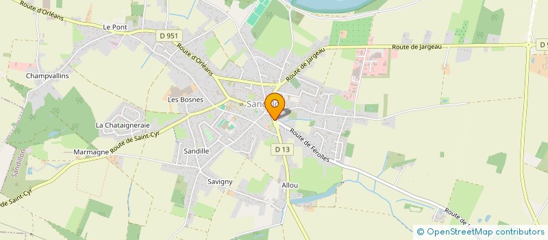 localisation de l'entreprise MADAME MYRIAM LENGLET à SANDILLON