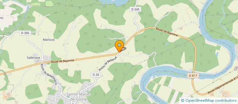 localisation de l'entreprise MADAME MYRIAM LEONARD  SAINTE-MARIE-DE-GOSSE